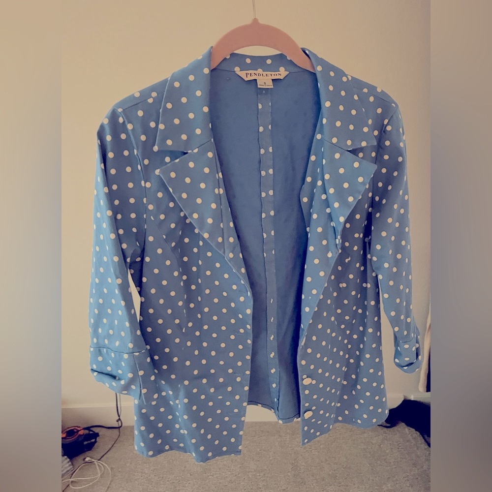 Pendleton Button Up Blazer Blouse. Size S. Like-N… - image 1